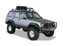 1984-2001 Jeep Cherokee 4 Door - Bushwacker Cut Out Style Fender Flares (Front and Rear Set)