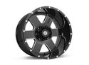 American Truxx Armor Black/Milled 20x9 8x180 0 Offset - AT155-2978M0