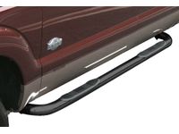 2004-2014 Ford F150 SuperCab 2wd & 4wd - Aries Black 3" Round Nerf Bars (pair)