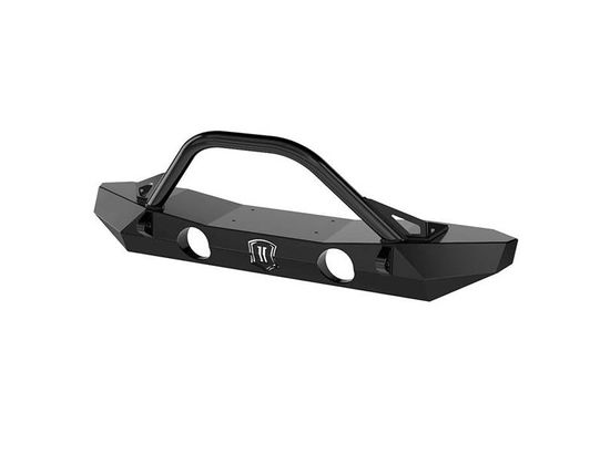 Icon 25235 PRO Series Mid Width Front Bumper with Bar and Tabs for Jeep Wrangler JK 2007-2018
