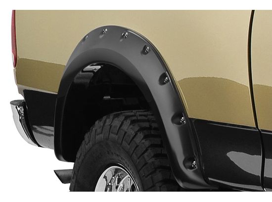 1966-1977 Ford Bronco - Bushwacker Cut Out Style Fender Flares (Front Pair)