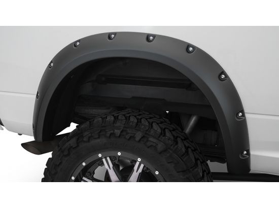 2010-2018 Dodge Ram 3500 (with 76.3" or 98.3" Bed) - Bushwacker Max Pocket Style Fender Flares (Rear Pair)