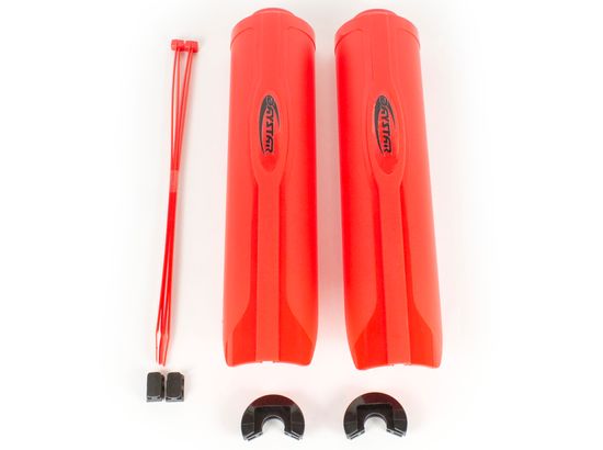 Red Monotube Shock Guard 2.0 (pair) - by Daystar