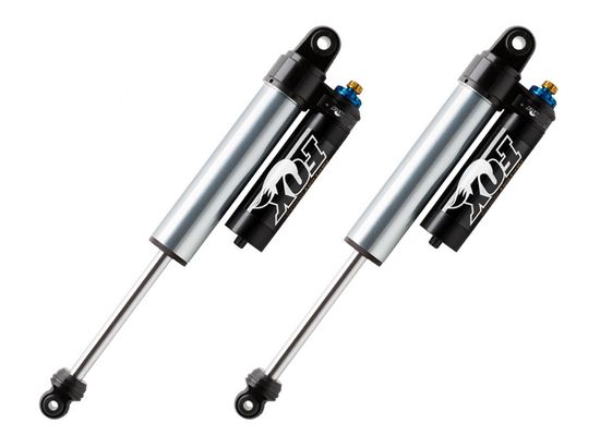 2005-2023 Toyota Tacoma 4wd & PreRunner (with 0" to 1.5" suspension lift) - Fox 2.5 Factory Series Reservoir Smooth Body Shock - Adjustable - (REAR / PAIR)