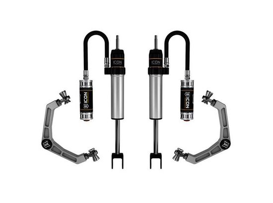 Icon 78734 0-2" Remote Shock System with Billet Upper Control Arms for GMC Sierra 3500 2020-2022