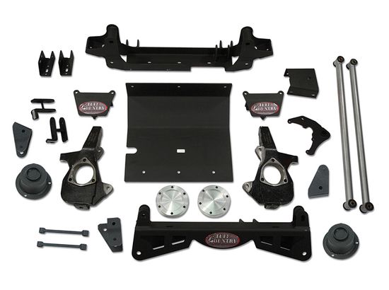2001-2003 Chevy Avalanche 1500 4x4 - 6" Lift Kit (w/3-piece sub frame) by Tuff Country