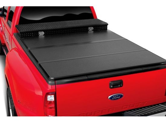 2015-2018 Chevy Silverado 3500 / 3500HD with 6' 6" Bed - Extang Solid Fold 2.0 Tool Box Tonneau Cover (hard folding style)
