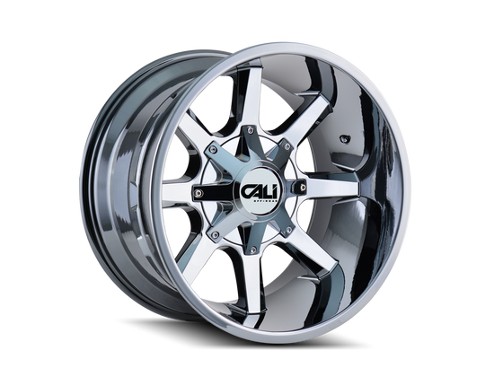 Cali Off-Road Busted Chrome 22x12 8x165.1 -44 Offset - 9100-22276C